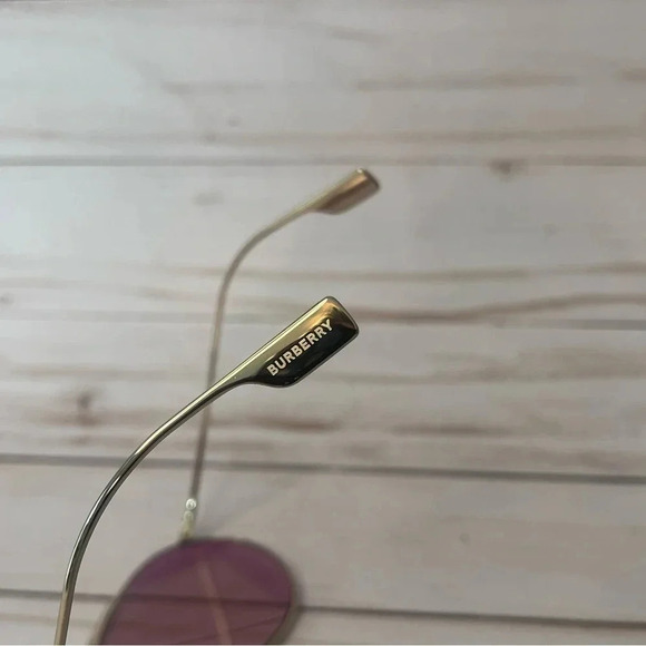 Rose and Light Gold Alice Burberry Women's Sunglasses - Picture 7 of 13